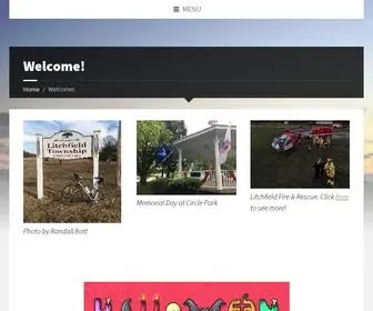 Litchfieldtownship.com(A small town with a big heart) Screenshot