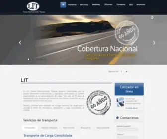 Lit.com.mx(Transportes LIT) Screenshot