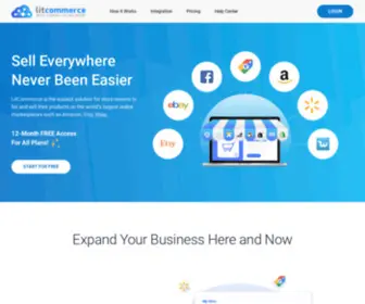 Litcommerce.com(Simple and Affordable Multichannel Selling Tool) Screenshot