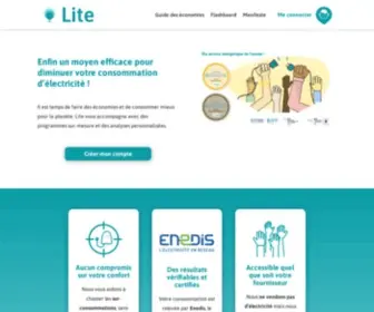 Lite.so(Maîtrisez votre consommation d’électricité grâce à vos données) Screenshot