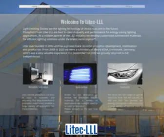 Litec-LLL.de(Phosphors and Inorganic Specialties) Screenshot