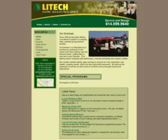 Litechlighting.com(Litech) Screenshot