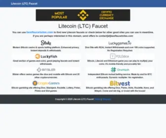 Litecoin-Faucet.com(Free Litecoin (LTC)) Screenshot