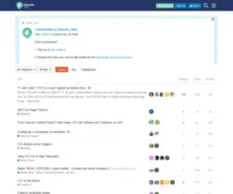 Litecointalk.io(LitecoinTalk Forum) Screenshot