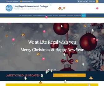 Litecollege.co.uk(Lite Regal International College) Screenshot