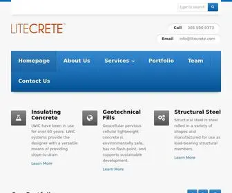 Litecrete.com(Litecrete Inc) Screenshot