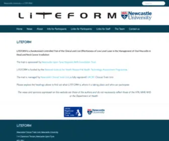 Liteform.org.uk(Newcastle University) Screenshot