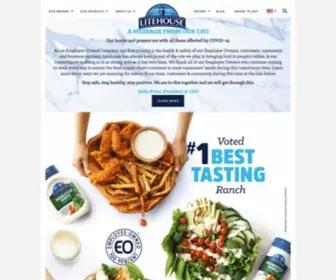 Litehouseinc.com(Salad Dressings) Screenshot