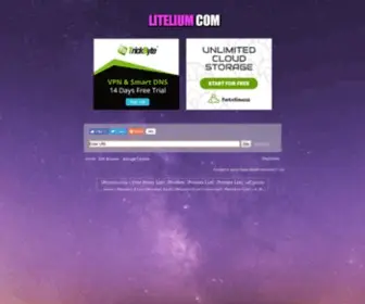 Litelium.com(Unblocks Websites) Screenshot