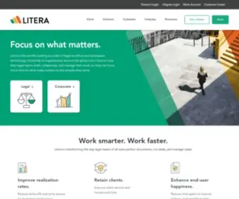 Litera.com(Litera Microsystems) Screenshot