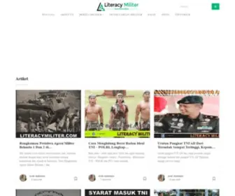 Literacymiliter.com(Situs Blog Berita Militer Indonesia Terbaru) Screenshot