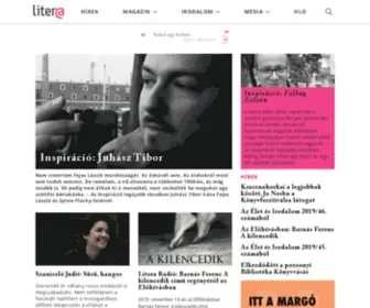 Litera.hu(Az irodalmi portál) Screenshot