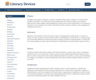 Literary-Devices.com(Literary Devices) Screenshot