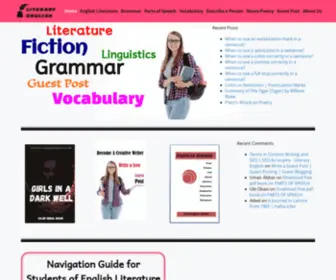 Literaryenglish.com(Literary English) Screenshot