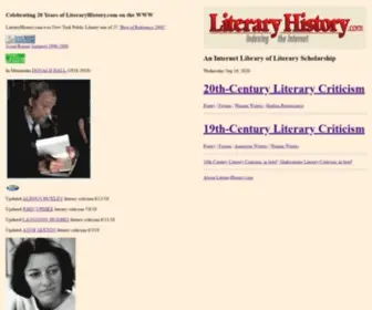 Literaryhistory.com(LiteraryHistory) Screenshot