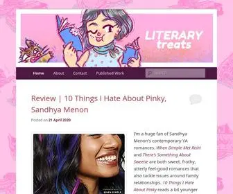 Literarytreats.com(Literary Treats) Screenshot