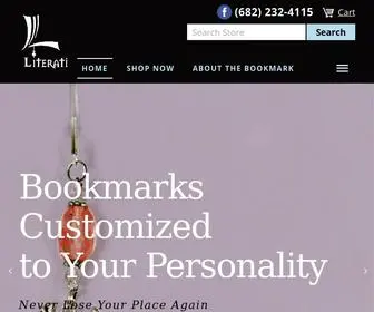 Literatibookmarks.com(Personalized Bookmarks) Screenshot