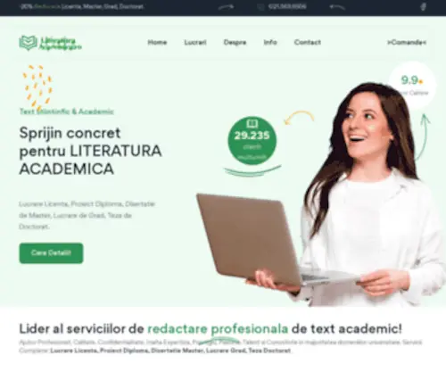 Literaturaacademica.ro(Cel mai bun dintre cei mai buni. Literatura academica) Screenshot