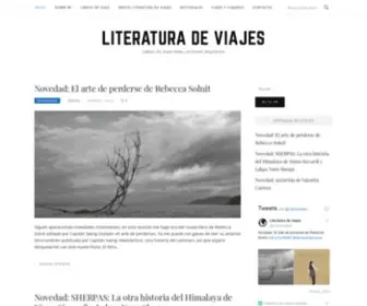 Literaturadeviajes.com(Literatura de Viajes) Screenshot