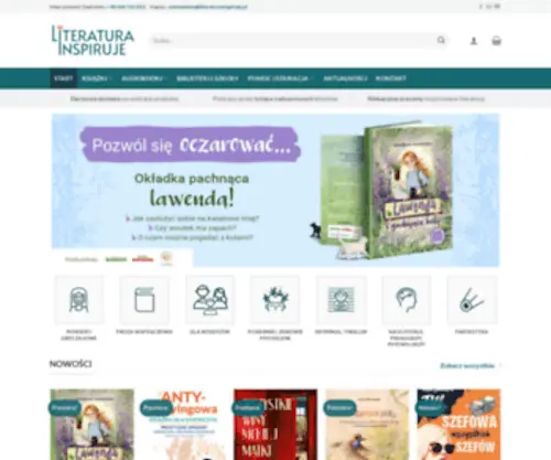 Literaturainspiruje.pl(Literatura Inspiruje) Screenshot