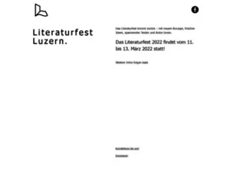 Literaturfest.ch(Seite) Screenshot