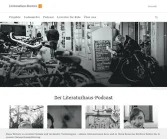 Literaturhaus-Bremen.de(Literaturhaus) Screenshot