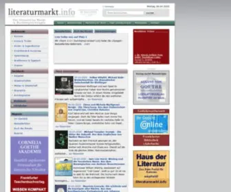 Literaturmarkt.info(Magazinbeiträge) Screenshot