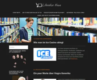 Literaturnews.de(Literatur News) Screenshot