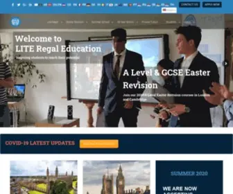 Literegal.co.uk(Lite Regal Education) Screenshot