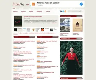 Liternet.ro(Portal cultural) Screenshot
