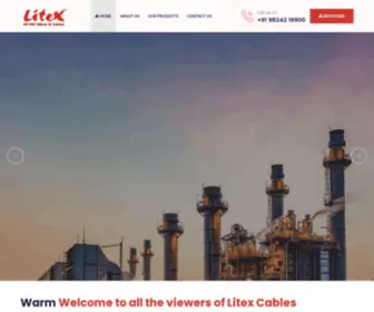 Litexcables.com(Litex Wires & Cables) Screenshot