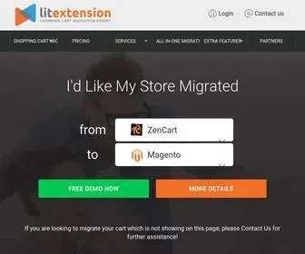Litextension.com(#1 Shopping Cart Migration Expert) Screenshot