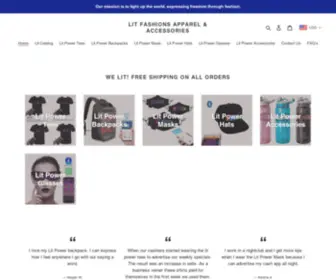 Litfashions.shopping(Lit Fashions Apparel & Accessories) Screenshot