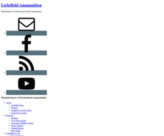 Litfld.com(Lightfield Ammunition) Screenshot