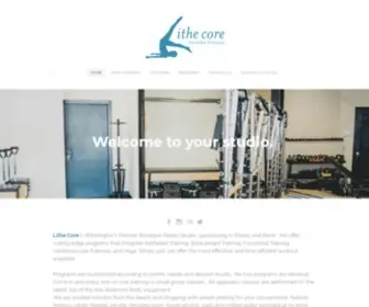 Lithecore.com(Lithe Core Pilates Studio) Screenshot