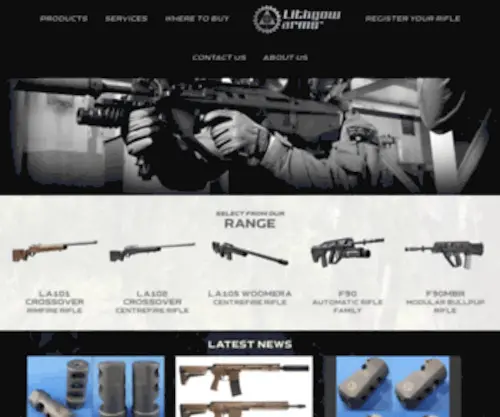 Lithgowarms.com(Lithgow Arms) Screenshot