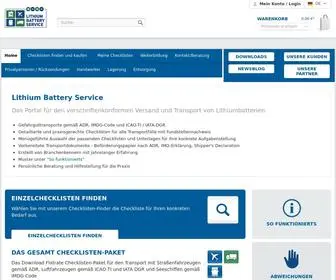 Lithium-Batterie-Service.de(Lithium Batterie Service) Screenshot