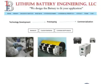 Lithiumbatteryengineering.com(Your Partner for Lithium Ion Technology and Batteries) Screenshot