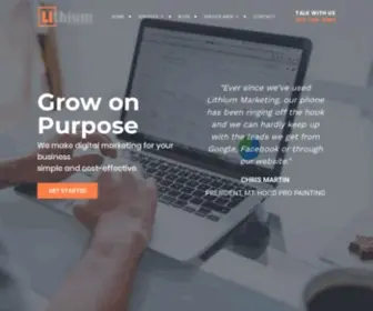 Lithiumseo.com(Lithium Marketing) Screenshot