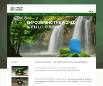 Lithiumstorage.eu(Lithium Storage) Screenshot