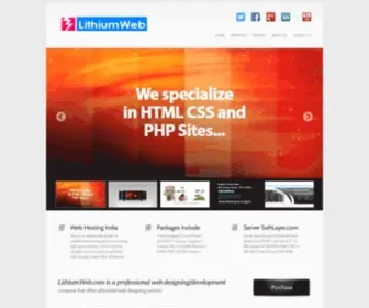 Lithiumweb.com(LithiumWeb Web Design & Development Mobile Apps) Screenshot