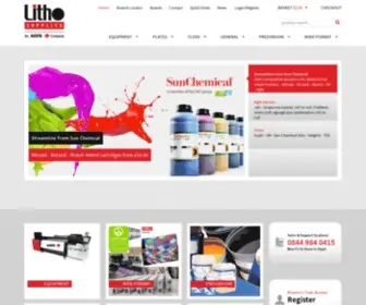 Litho.co.uk(Litho Supplies) Screenshot