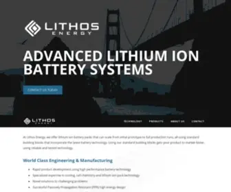 Lithosenergy.com(Lithos Energy) Screenshot