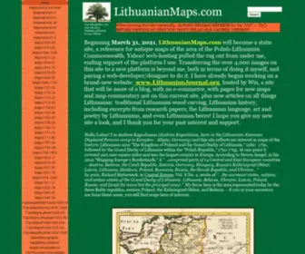 Lithuanianmaps.com(Lithuanianmaps) Screenshot