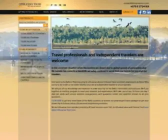 Lithuaniantours.com(Lithuanian Tours) Screenshot