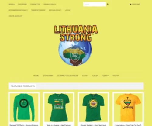 Lithuaniastrong.com(Lithuaniastrong) Screenshot