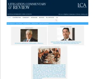 Litigationcommentary.org(Litigation Commentary) Screenshot