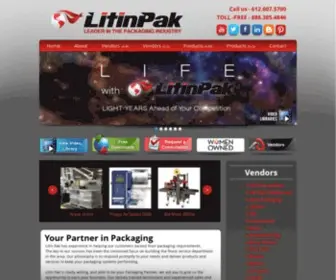 Litinpak.com(Packaging equipment) Screenshot