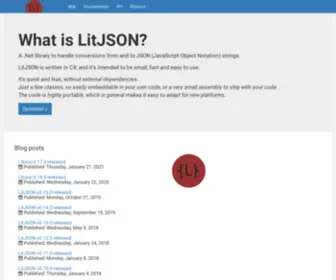 Litjson.net(Litjson) Screenshot