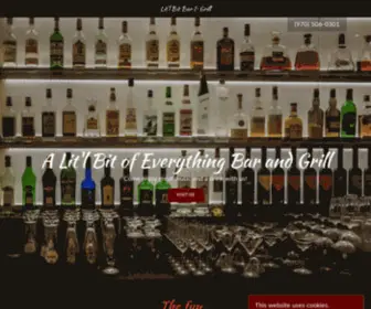 Litlbitbarandgrill.com(Lit'l Bit Bar & Grill) Screenshot